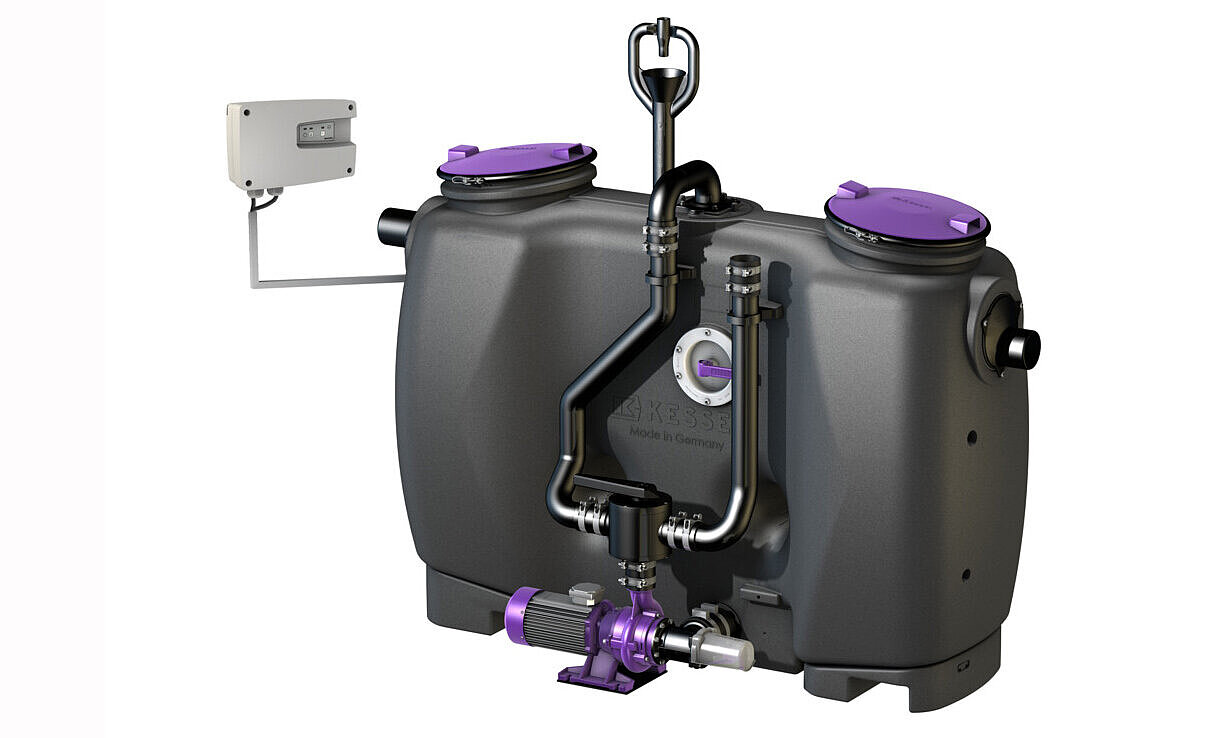 Fettabscheider EasyClean free Mix & Pump
