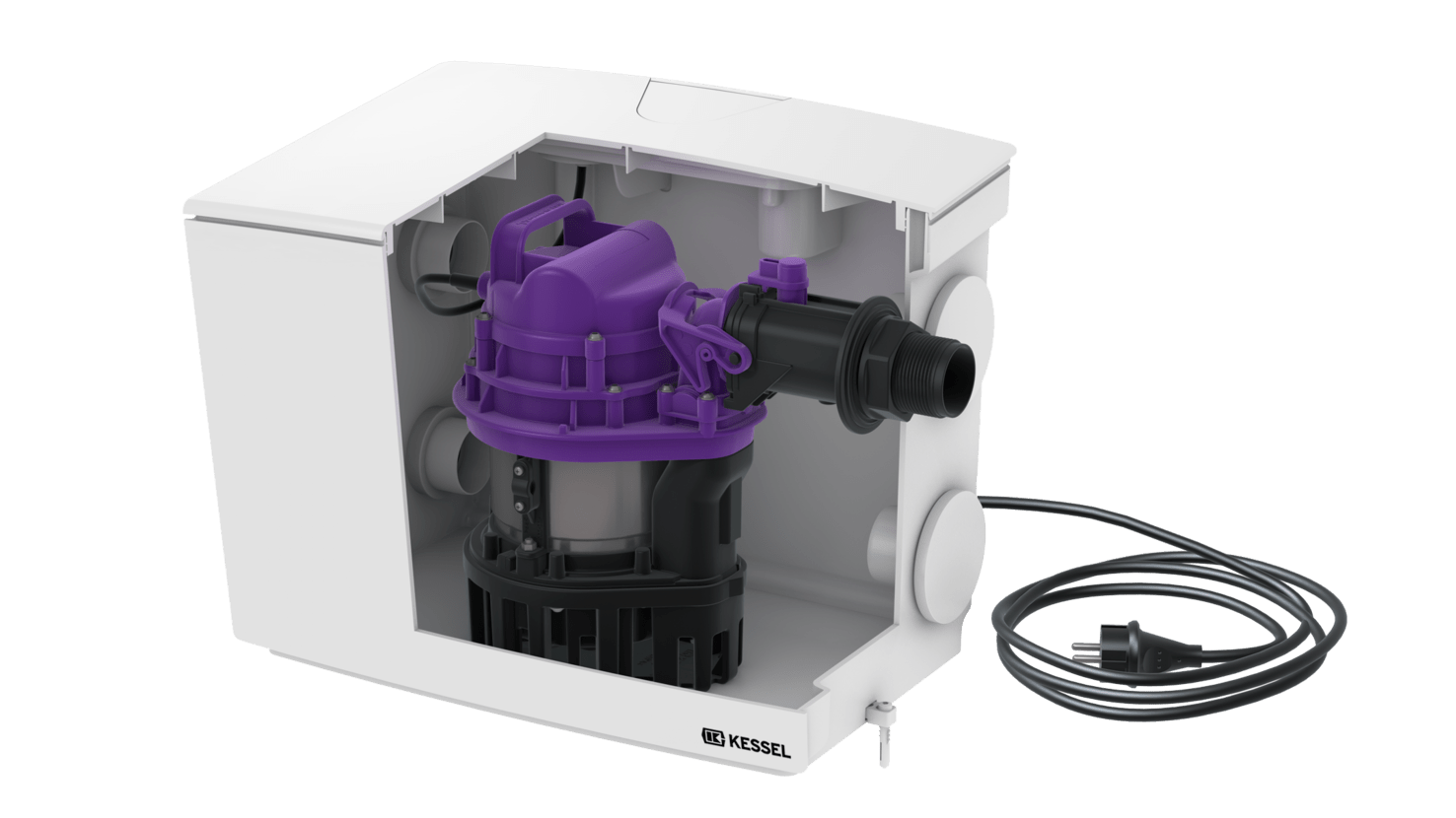 Kleinhebeanlage Minilift L mit Pumpe GTF 1000