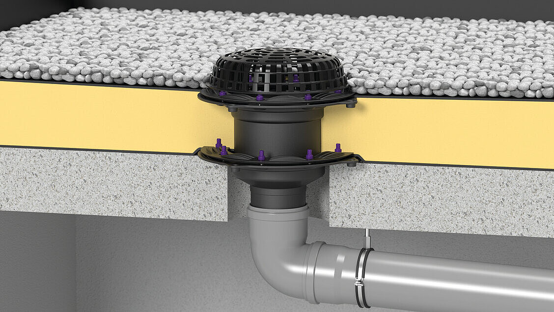 Flachdachablauf Ecoguss Flachdachablauf Ecoguss