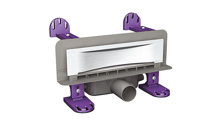 Wandablauf Scada mit Blende Wave