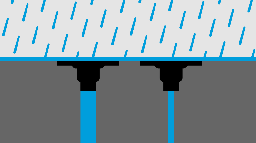 Skizzenbild zur Bemessung der Ablaufleistung