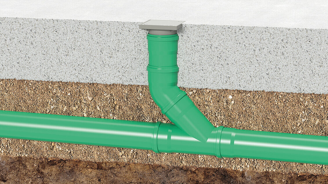 Einbaudarstellung Reinigungsrohr Einbaudarstellung Reinigungsrohr