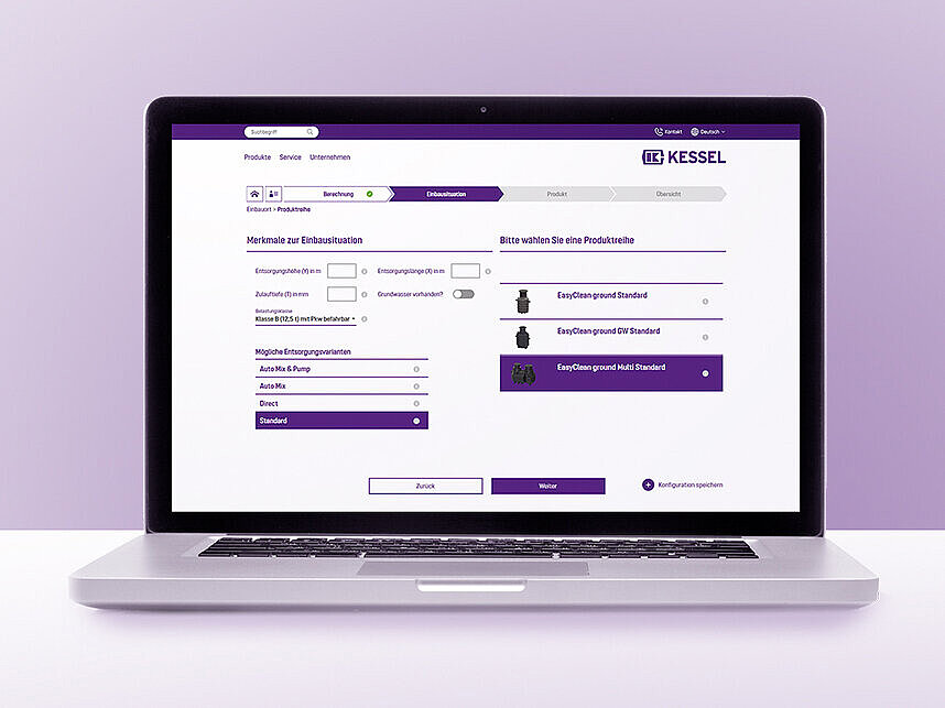 Planungstool SmartSelect für Pumpentechnik Planungstool SmartSelect für Pumpentechnik