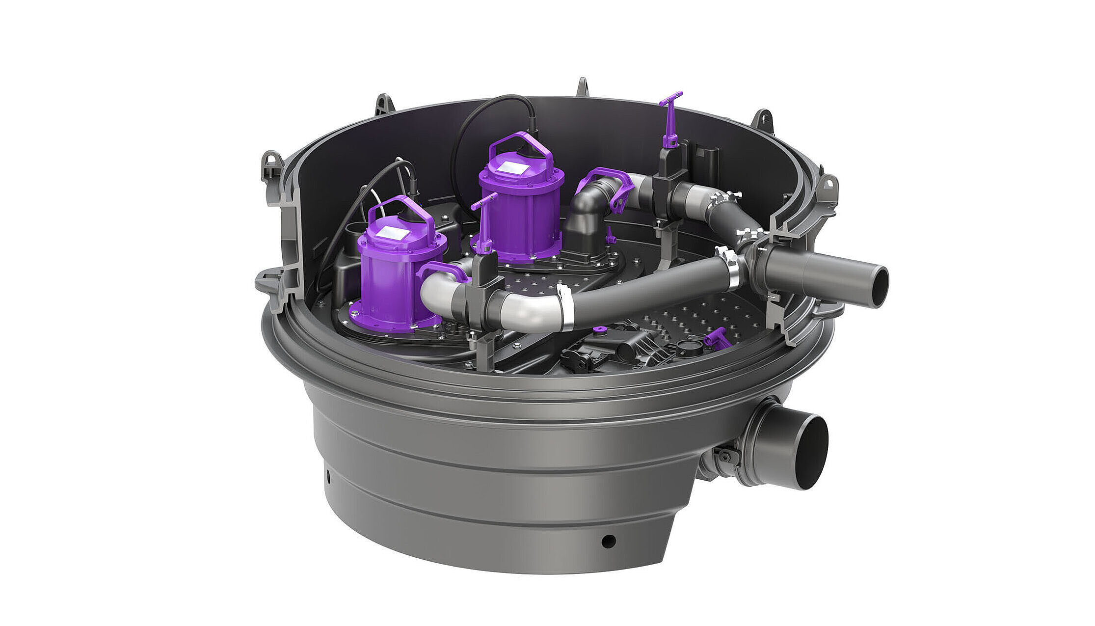 Hybrid-Hebeanlage Ecolift XL, Trockenaufstellung